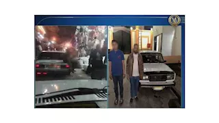 فيديو صادم | ضبط شاب ظهر في فيديو بأفعال خادشة فوق تاكسي بالبحيرة