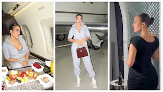 من داخل طائرتها الخاصة.. جورجينا تخطف الأنظار من أحدث ظهور