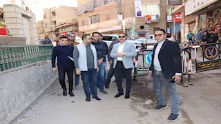 محافظ المنوفية يزور نفق البساتين لمتابعة تطويره -صور