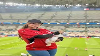 تعليق كوميدي من زوجة النني الثانية بخصوص معلق ساخر