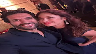 حسن الرداد ينشر صورة مع الفنانة الأوكرانية أولجا كوريلنكو والجمهور: "إيمي هتزعل"