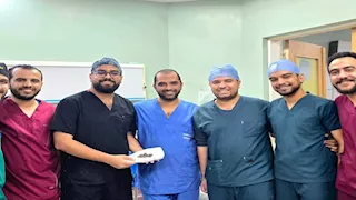 استخراج 58 حصوة من كلية مريض في قنا