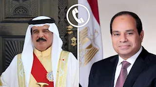 الرئيس السيسي وملك البحرين يؤكدان ضرورة بدء إعادة إعمار غزة