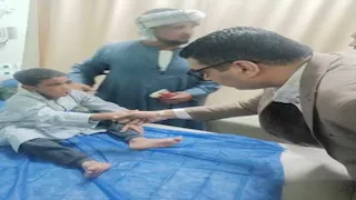 نائب محافظ الأقصر يتابع الحالة الصحية لضحايا انهيار منزل إسنا -صور