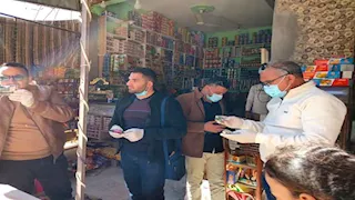 بالصور- ضبط أغذية منتهية الصلاحية في حملة على الأسواق بالوادي الجديد