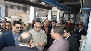 محافظ القليوبية يتفقد محطة مياه شبلنجة الجديدة ببنها 