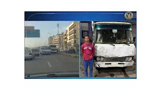 فيديو خطير.. ضبط سيارة نقل جماعي تسير عكس الاتجاه أعلى كوبري بالجيزة