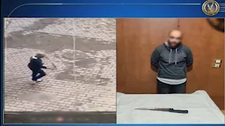 ضبط شخص لوح بسلاح أبيض وسب الأهالي في دمياط