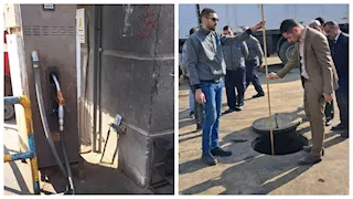 ضبط محطة وقود غير مرخصة داخل مصنع بالسادات (صور)