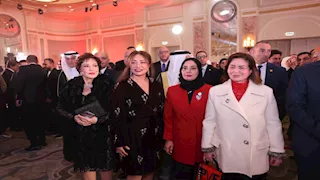 ليلى علوي ولبلبة وإلهام شاهين في احتفالية سفارة البحرين باليوم الوطني (صور)