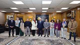 رئيس جامعة المنيا يستقبل بعثة الاتحاد الأوروبي لتعزيز التعاون الأكاديمي 