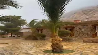 الحرارة تقترب من الصفر.. أمطار تضرب سانت كاترين والسحب تعانق قمم الجبال