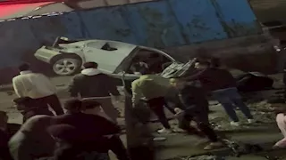  "العربية طارت في البحر".. قتيل و3 مصابين إثر حادث بكورنيش الإسكندرية- فيديو وصور