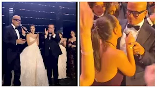 عمرو دياب يعلنها صراحة من زفاف صديقه: "أنا بطلت أغني في أفراح"