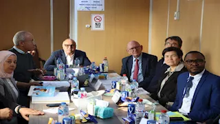 محافظ القليوبية يستقبل وفد البنك الدولي لتفقد إنشاءات المحطة الوسيطة بالخانكة 