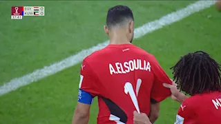 السولية يهدر أول ركلة جزاء في كأس العرب بمباراة مصر والكويت (فيديو)