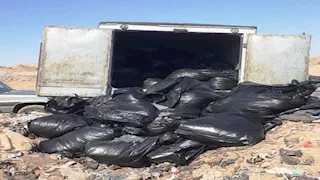 بالصور- محافظ أسوان يضبط شركة تُلقي نفايات طبية خطرة ويحولها للتحقيق