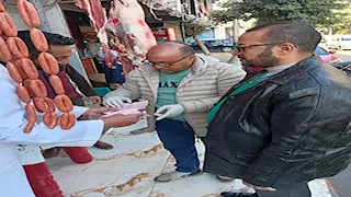 ضبط طن لحوم فاسدة وتحرير 26 محضرًا خلال أسبوع بالمنيا