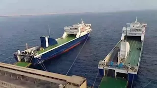 تداول 15 ألف طن بضائع و627 شاحنة بموانئ البحر الأحمر