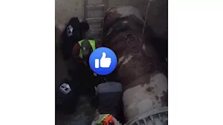 إنقاذ سيدة سقطت في بيارة مياه عميقة في السويس