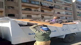 حملة موسعة لإزالة الإشغالات والتعديات بشبرا الخيمة