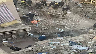 عقار إمبابة المنكوب.. ارتفاع عدد الضحايا إلى 21 شخصا بينهم 4 جثث