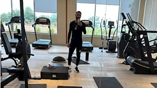 محمد صلاح يستعد لمواجهة جنوب أفريقيا بهذه الطريقة (صورة)