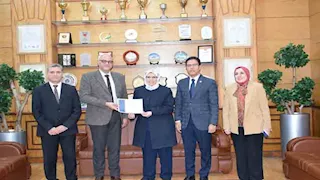 جامعة بنها تُكرم الكليات الفائزة في مسابقة "أفضل موقع إلكتروني"