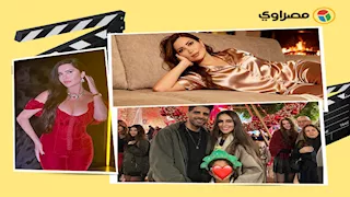 هنا الزاهد مع أحمد حاتم ولاميتا فرنجيه جريئة.. لقطات نجوم الفن خلال 24 ساعة