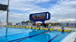 باسم الراحل يوسف محمد.. وزير التعليم العالي يفتتح حمام السباحة ببورسعيد (فيديو وصور)