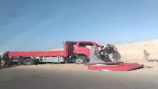 5 جثث و5 مصابين.. ننشر الصور الأولى لحادث صحراوي المنيا 