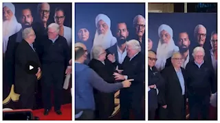  إبراهيم عيسى وحسين فهمي والسبكي يحتفلون بعرض فيلم "الملحد" في السينمات