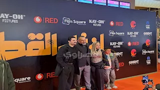 بالصور.. كريم العمري وإسلام جمال في العرض الخاص لفيلم "إن غاب القط"