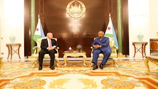 رئيس جيبوتي يستقبل وزير النقل لبحث التعاون في عدد من المشروعات