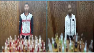 "خمرة مضروبة".. سقوط شخصين لبيع مشروبات كحولية مغشوشة في كرموز