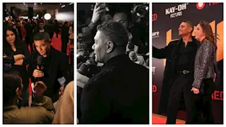 آسر ياسين ينشر صور جديدة مع زوجته من عرض فيلم "إن غاب القط"