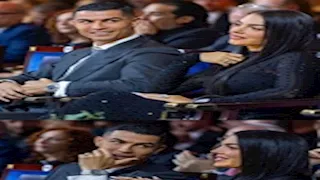 10 صور لاحتفال جورجينا وكريستيانو رونالدو بجائزة جلوب سوكر