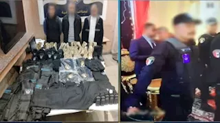 أمن خاص يرتدي زي "أميري" ويثير الجدل بكفر الشيخ