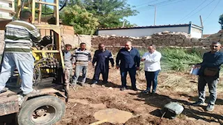 بدء العمل في إنشاء محطة المشتل رقم 12 لرفع الصرف الصحي بأسوان