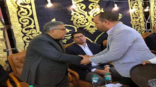 محافظ الدقهلية يُقدم واجب العزاء لأسر ضحايا حريق سوق الخواجات (صور)