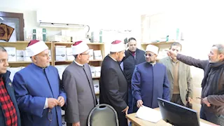 أمين "البحوث الإسلاميَّة" يتفقَّد منطقة الوعظ ولجنة الفتوى والمعرِض الدائم للكتاب بالمنوفية