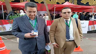 وفد العربية لحقوق الإنسان يتابع جولة الإعادة بانتخابات النواب في دائرة الرمل 