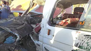 مأساة على "زراعي المنيا".. رحلة الميكروباص تنتهي بمصرع مسن وإصابة 10 (صور)