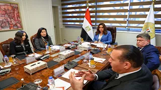 وزيرة التنمية المحلية تشهد توقيع مشروع تعزيز الصمود المناخي