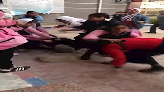 "كتر وماء نار".. تفاصيل مشاجرة طالبات وولية أمر لإنقاذ معلمتهن بالإسكندرية (صور)