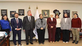 رئيسة "القومي للمرأة" تستقبل سفير دولة فلسطين في مصر 