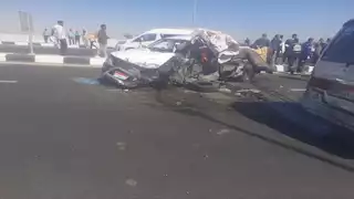 12 مصابًا في انقلاب ميكروباص بأسوان