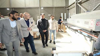محافظ بني سويف يتفقد المجمع الصناعي بمنطقة بياض العرب 