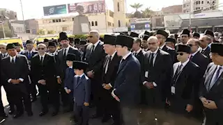 الأمير رحيم يشيد بدعم السيسي لجنازة والده كريم أغاخان -صور