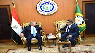 رئيس بنك مصر يزور محافظة الدقهلية لمتابعة سير الخدمات بالفروع -صور